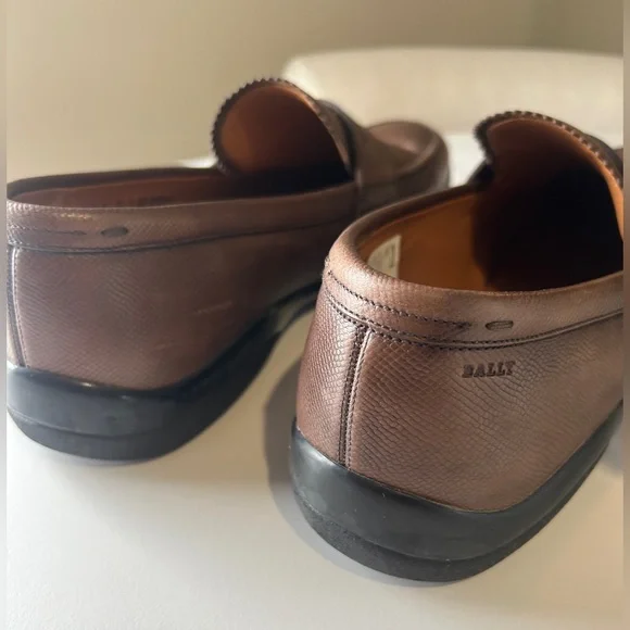 Bally MICSON/01 Men's Medium
Brown Leather Slip On Loafer Dress
Shoes - Picture 7 of 16